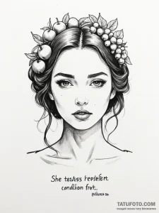 A quote "she tastes like rebellion and forbid... - эскиз тату (№1751985550_0, 08.07.2025 14:39) — Tatufoto.com