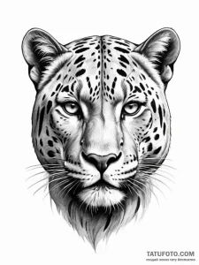A beautiful, realistic panther, sleek and pow... - эскиз тату (№1751985632_0, 08.07.2025 14:40) — Tatufoto.com