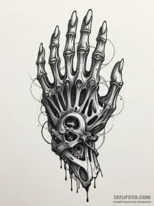 A beautiful hand, adorned with rings, but it'... - эскиз тату (№1751986486_0, 08.07.2025 14:54) — Tatufoto.com