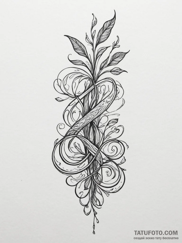 A single, powerful word "grow", with the lett... - эскиз тату (№1751987069_0, 08.07.2025 15:04) — Tatufoto.com