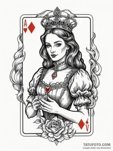 A human hand, holding a burning playing card,... - эскиз тату (№1751988824_0, 08.07.2025 15:33) — Tatufoto.com