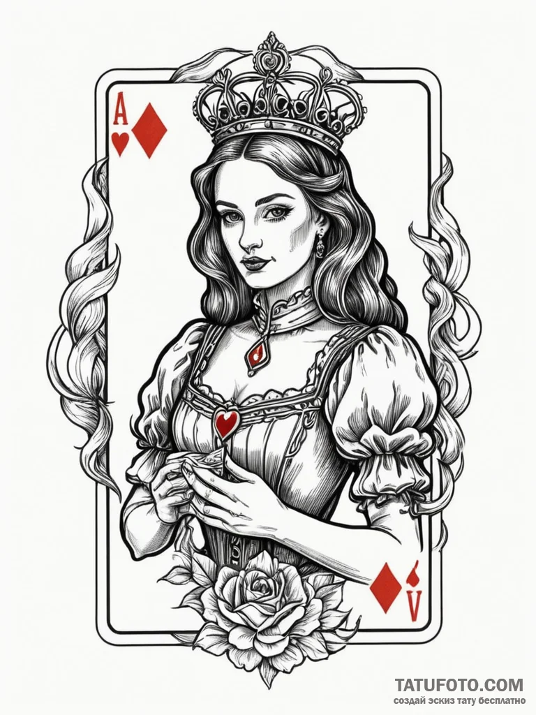 A human hand, holding a burning playing card,... - эскиз тату (№1751988824_0, 08.07.2025 15:33) — Tatufoto.com