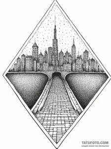 A simple drawing of a city sewer grate, artis... - эскиз тату (№1751998216_0, 08.07.2025 18:10) — Tatufoto.com