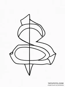 The stock market ticker symbol of a favorite... - эскиз тату (№1751999132_0, 08.07.2025 18:25) — Tatufoto.com