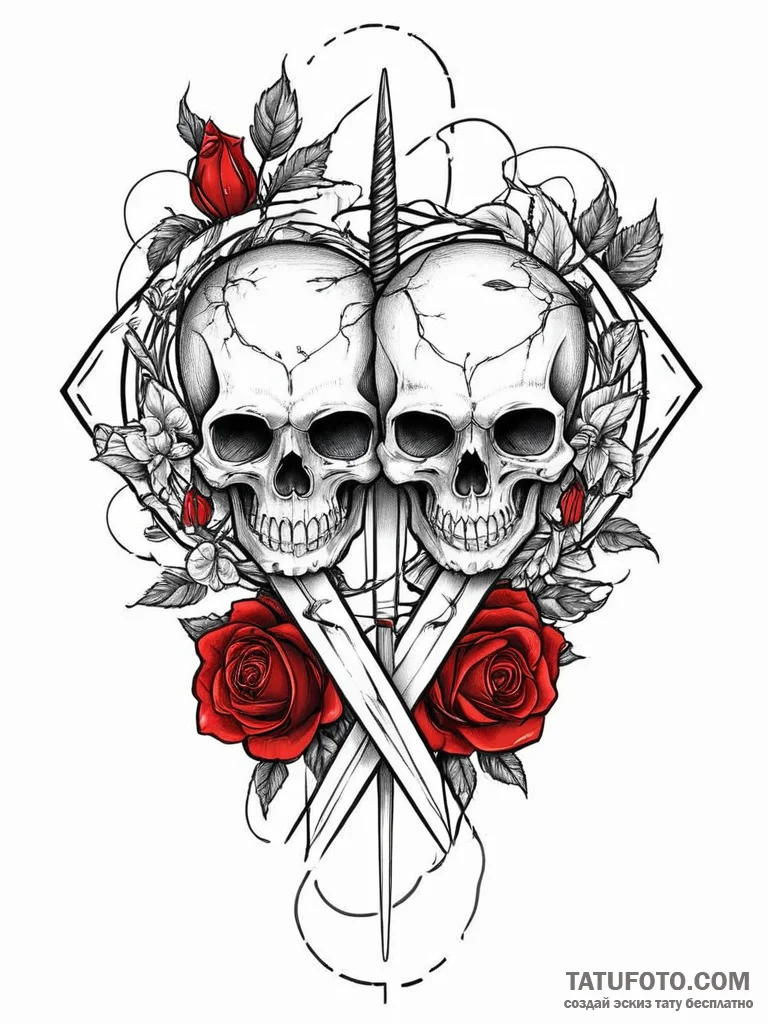 A beautiful, realistic pair of scissors, cutt... - эскиз тату (№1752000046_0, 08.07.2025 18:40) — Tatufoto.com