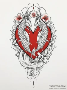 A human heart, but it's a heavy, gold padlock... - эскиз тату (№1752001128_0, 08.07.2025 18:58) — Tatufoto.com