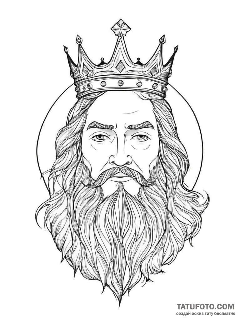 The phrase "king midas" - эскиз тату (№1752002206_0, 08.07.2025 19:16) — Tatufoto.com