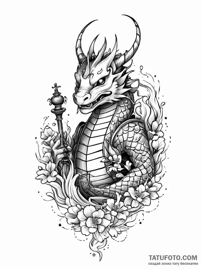 A drawing of a pawn chess piece, but it's wea... - эскиз тату (№1752006461_0, 08.07.2025 20:27) — Tatufoto.com