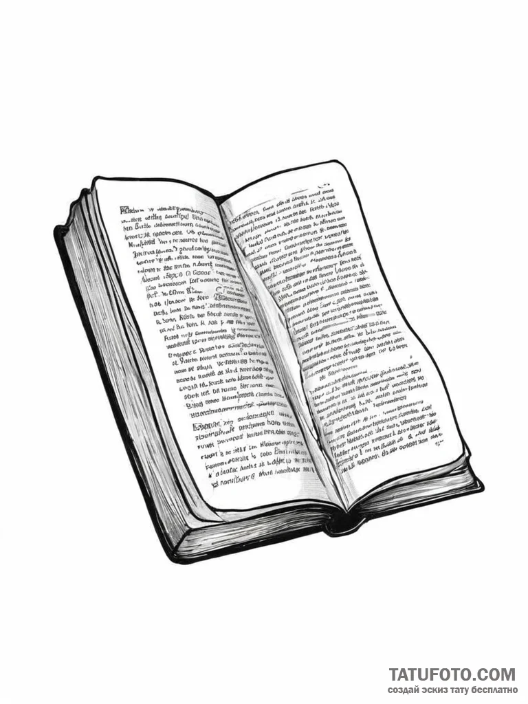 A human hand, turning the page of a book, sym... - эскиз тату (№1752007229_0, 08.07.2025 20:40) — Tatufoto.com