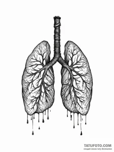 A beautiful, realistic anatomical drawing of... - эскиз тату (№1752007314_0, 08.07.2025 20:41) — Tatufoto.com