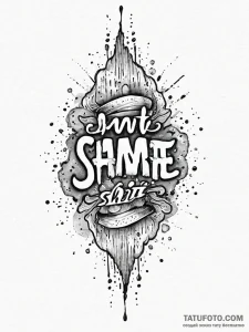 The phrase "same shit, different day", tattoo... - эскиз тату (№1752017561_0, 08.07.2025 23:32) — Tatufoto.com
