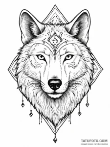 A wolf in sheep's clothing, a classic symbol... - эскиз тату (№1752018156_0, 08.07.2025 23:42) — Tatufoto.com