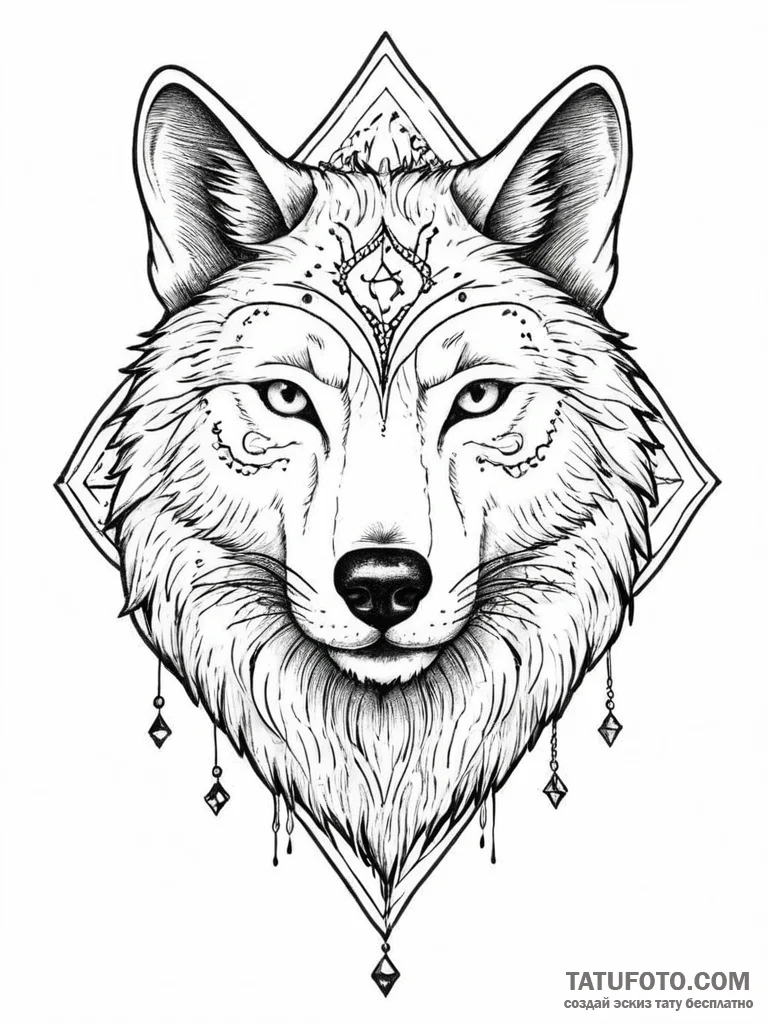 A wolf in sheep's clothing, a classic symbol... - эскиз тату (№1752018156_0, 08.07.2025 23:42) — Tatufoto.com