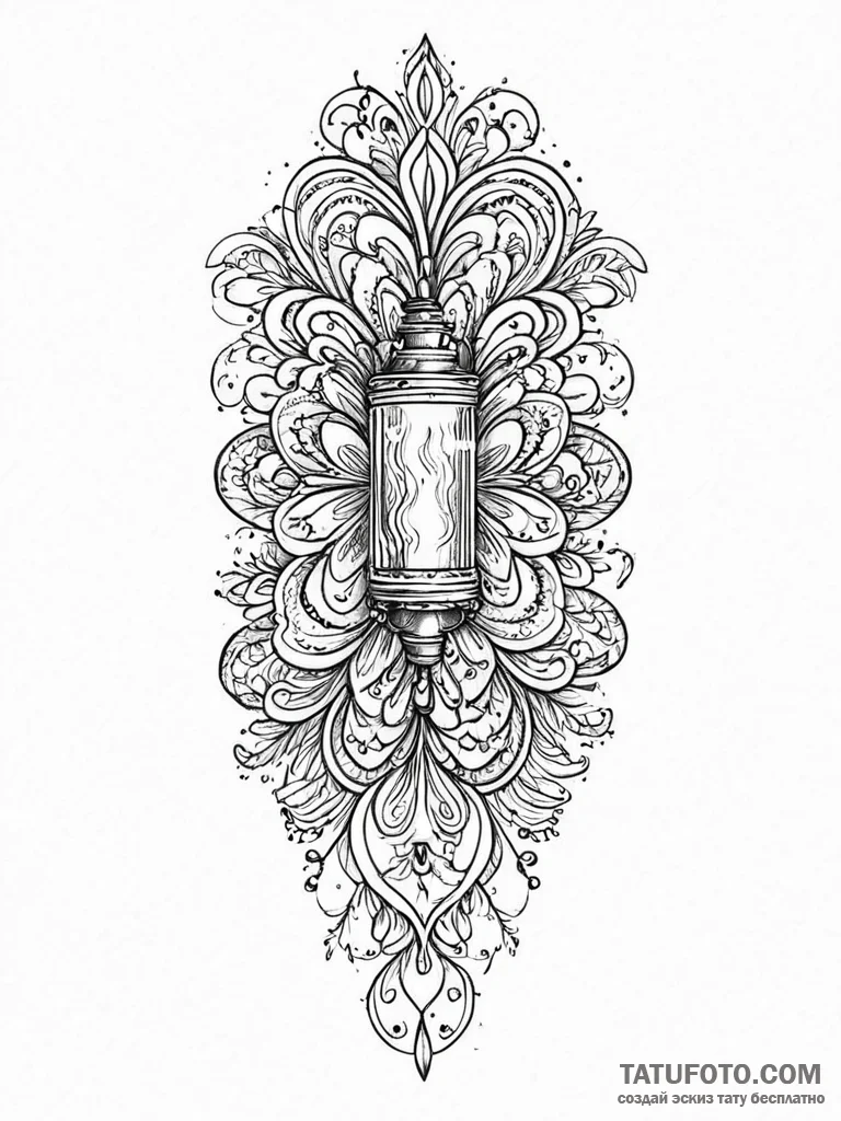 A drawing of a cheap plastic lighter, almost... - эскиз тату (№1752021564_0, 09.07.2025 00:39) — Tatufoto.com