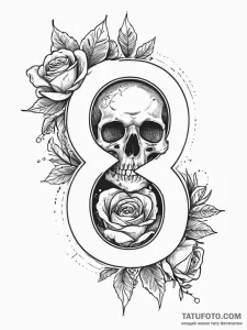 The numbers "404" (as in "hope not found"), a... - эскиз тату (№1752055571_0, 09.07.2025 10:06) — Tatufoto.com