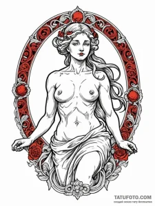 A beautiful, but cold and sterile marble stat... - эскиз тату (№1752061601_0, 09.07.2025 11:46) — Tatufoto.com