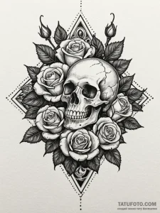 A single, perfect, polished silver dollar fro... - эскиз тату (№1752062317_0, 09.07.2025 11:58) — Tatufoto.com