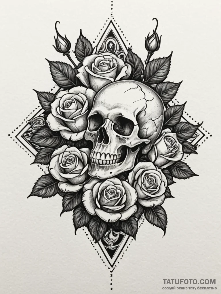 A single, perfect, polished silver dollar fro... - эскиз тату (№1752062317_0, 09.07.2025 11:58) — Tatufoto.com