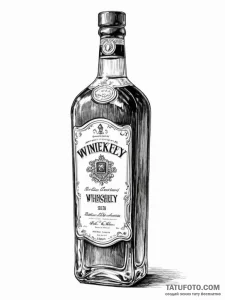 A beautiful, detailed drawing of a vintage bo... - эскиз тату (№1752064854_0, 09.07.2025 12:40) — Tatufoto.com