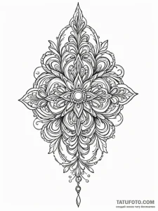 A single, rusty nail, tattoo line art, fine l... - эскиз тату (№1752066776_0, 09.07.2025 13:12) — Tatufoto.com