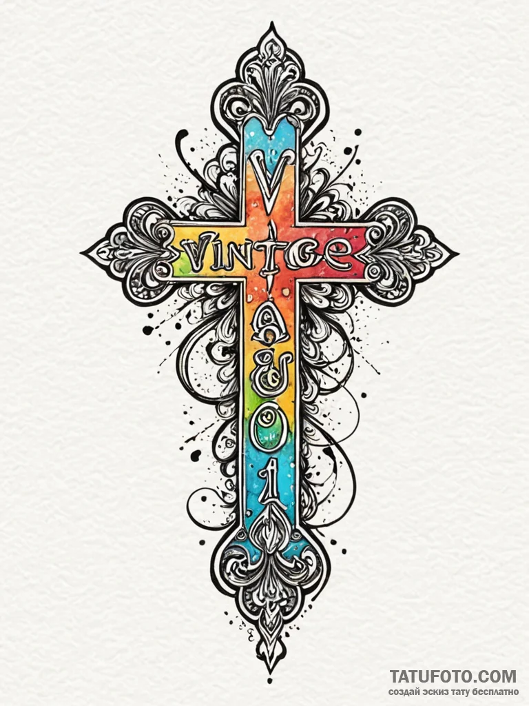 The phrase "vintage soul", tattoo sketch desi... - эскиз тату (№1752095242_0, 09.07.2025 21:07) — Tatufoto.com
