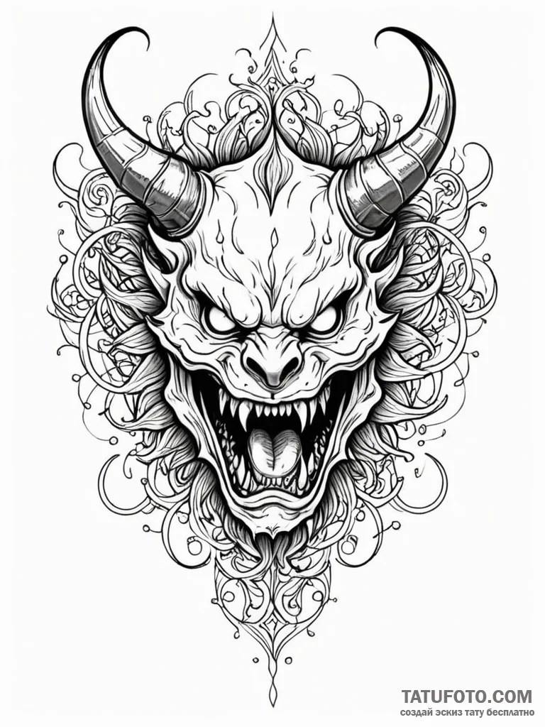 A single, black inkblot, but it is shaped lik... - эскиз тату (№1752097624_0, 09.07.2025 21:47) — Tatufoto.com