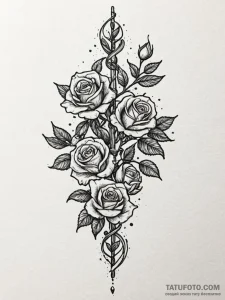 A seed, sprouting into a mighty tree that is... - эскиз тату (№1752100034_0, 09.07.2025 22:27) — Tatufoto.com