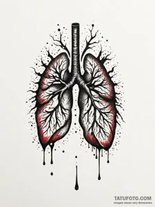 A beautiful, realistic anatomical drawing of... - эскиз тату (№1752108949_0, 10.07.2025 00:55) — Tatufoto.com