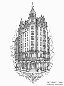 A beautiful, detailed drawing of a classic lu... - эскиз тату (№1752117559_0, 10.07.2025 03:19) — Tatufoto.com