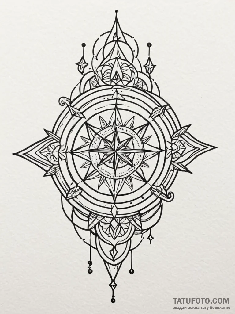 A beautiful, delicate pattern of stars, like… — эскиз тату (№1752140151_0, 10.07.2025 09:35) — Tatufoto.com