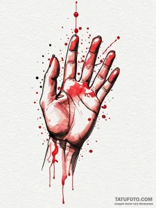 A drawing of a hand, counting coins, tattoo d... - эскиз тату (№1752142429_0, 10.07.2025 10:13) — Tatufoto.com
