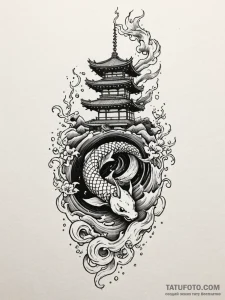 A simple drawing of a factory smokestack, tat... - эскиз тату (№1752143515_0, 10.07.2025 10:31) — Tatufoto.com