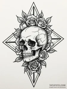 A single, straight road, disappearing into th... - эскиз тату (№1752147571_0, 10.07.2025 11:39) — Tatufoto.com