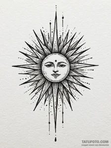 A beautiful, abstract representation of an em... - эскиз тату (№1752147995_0, 10.07.2025 11:46) — Tatufoto.com