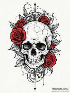 A phrase "a symphony of chaos and grace", ink... - эскиз тату (№1752151757_0, 10.07.2025 12:49) — Tatufoto.com