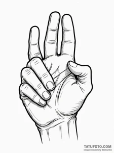 A human hand, clenched so tightly the knuckle... - эскиз тату (№1752152609_0, 10.07.2025 13:03) — Tatufoto.com