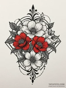 The logo of a luxury fashion brand (e.g., cha... - эскиз тату (№1752152866_0, 10.07.2025 13:07) — Tatufoto.com