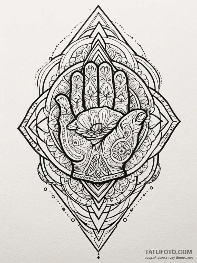 A beautiful, ornate gauntlet, clenched into a… — эскиз тату (№1752155394_0, 10.07.2025 13:49) — Tatufoto.com