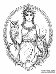 A beautiful woman as a modern representation... - эскиз тату (№1752155823_0, 10.07.2025 13:57) — Tatufoto.com