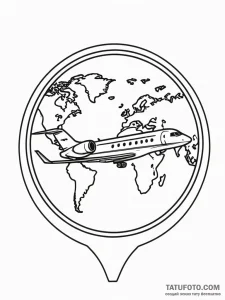 A minimalist drawing of a private jet's windo... - эскиз тату (№1752160214_0, 10.07.2025 15:10) — Tatufoto.com