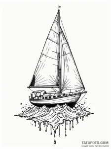 A single, elegant line that forms the silhoue... - эскиз тату (№1752164020_0, 10.07.2025 16:13) — Tatufoto.com