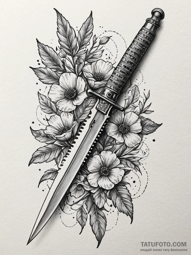Trench knife from wwi, with "lest we forget"... - эскиз тату (№1752168527_0, 10.07.2025 17:28) — Tatufoto.com