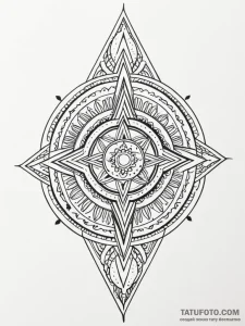 Dagger fused with bone, artistic tattoo sketc... - эскиз тату (№1752169201_0, 10.07.2025 17:40) — Tatufoto.com