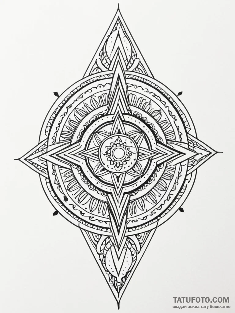 Dagger fused with bone, artistic tattoo sketc... - эскиз тату (№1752169201_0, 10.07.2025 17:40) — Tatufoto.com