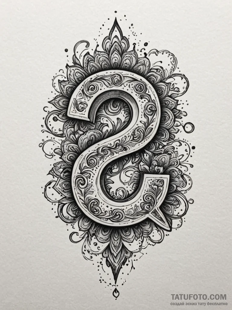 Question mark block from mario, ink illustrat... - эскиз тату (№1752171796_0, 10.07.2025 18:23) — Tatufoto.com