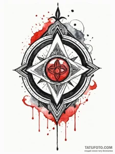 Spellbook with a glowing sigil on the cover,... - эскиз тату (№1752172218_0, 10.07.2025 18:30) — Tatufoto.com