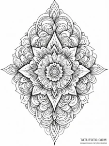 Fractal pattern - эскиз тату (№1752173060_0, 10.07.2025 18:44) — Tatufoto.com