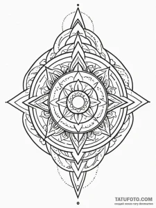 Jade relic devouring celestial flame, tattoo... - эскиз тату (№1752173228_0, 10.07.2025 18:47) — Tatufoto.com