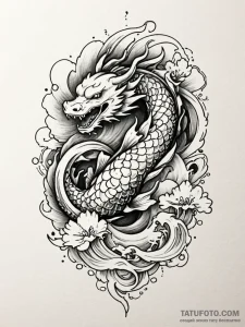 Timouse, concept art for tattoo, stylized int... - эскиз тату (№1752173654_0, 10.07.2025 18:54) — Tatufoto.com