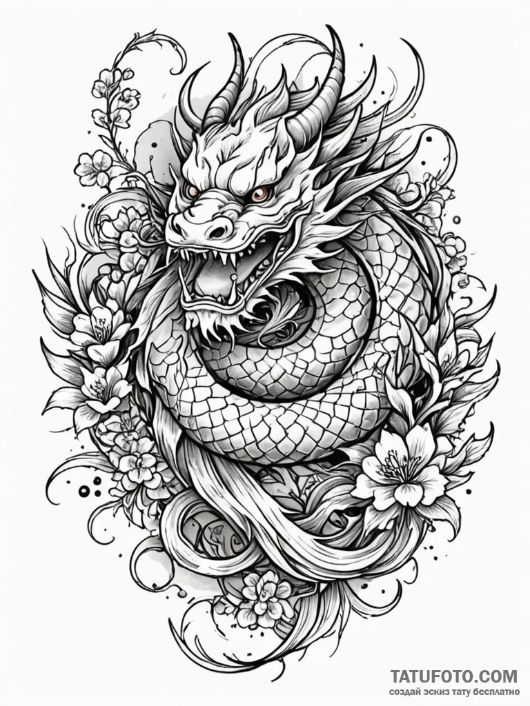 Tree of life wrapped in thorns, ink illustrat… — эскиз тату (№1752174752_0, 10.07.2025 19:12) — Tatufoto.com